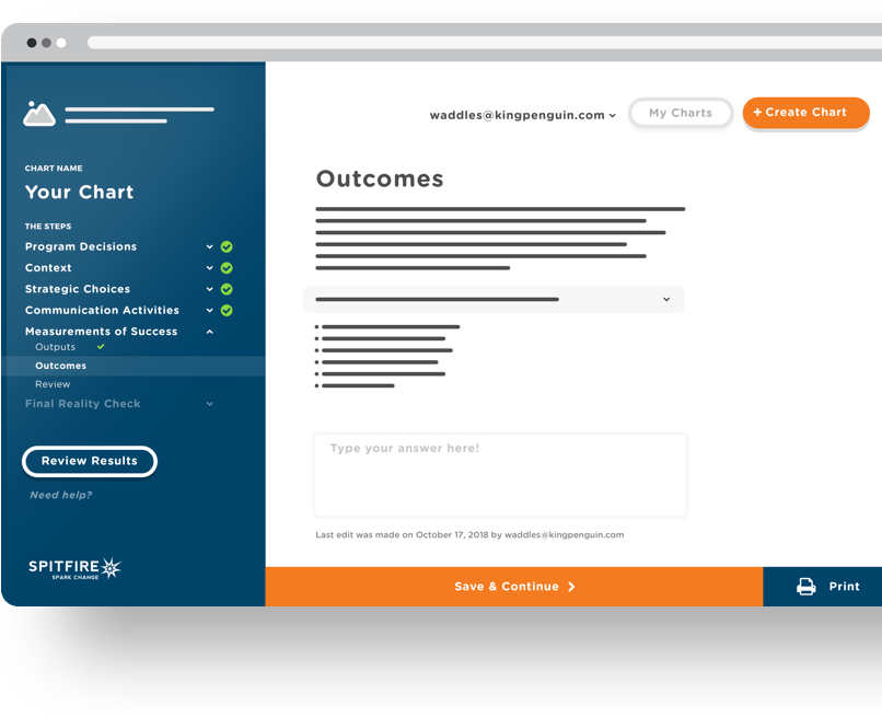 Smart Chart Wireframe